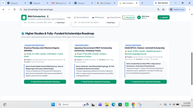 BAU ScholarHub – screenshot 10