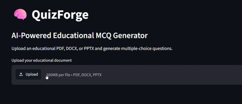 QuizForge – screenshot 1