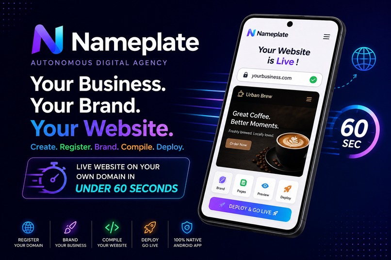 Nameplate  — Powered by Name.com – screenshot 1