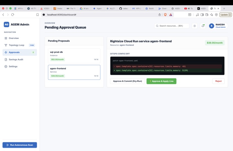 AGEM (autonomous Google powered Efficiency Manager) – screenshot 5