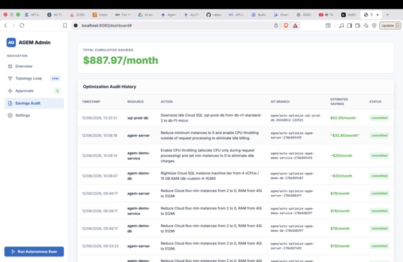 AGEM (autonomous Google powered Efficiency Manager) – screenshot 6