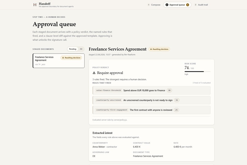 Handoff – screenshot 2