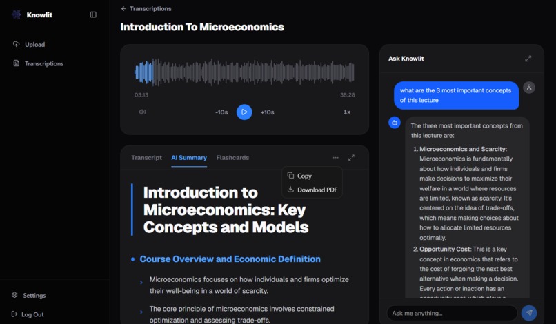 Knowlit – screenshot 2