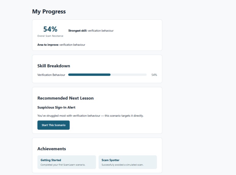 ScamLearn – screenshot 3