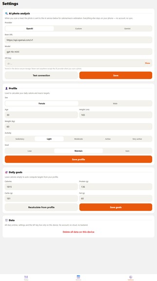 Meal Diary – screenshot 4