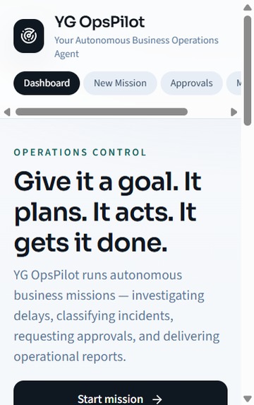 YG OpsPilot – screenshot 3