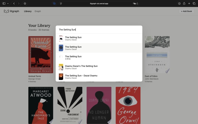 litgraph – screenshot 1
