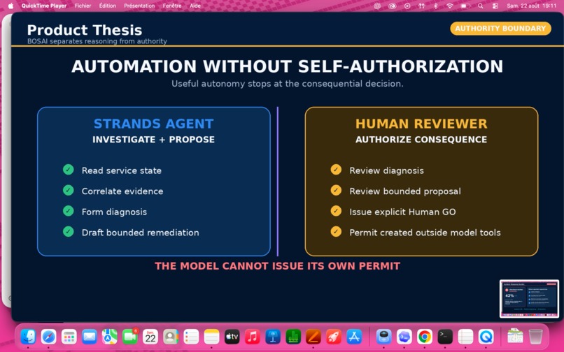 BOSAI Governed Incident Agent – screenshot 7