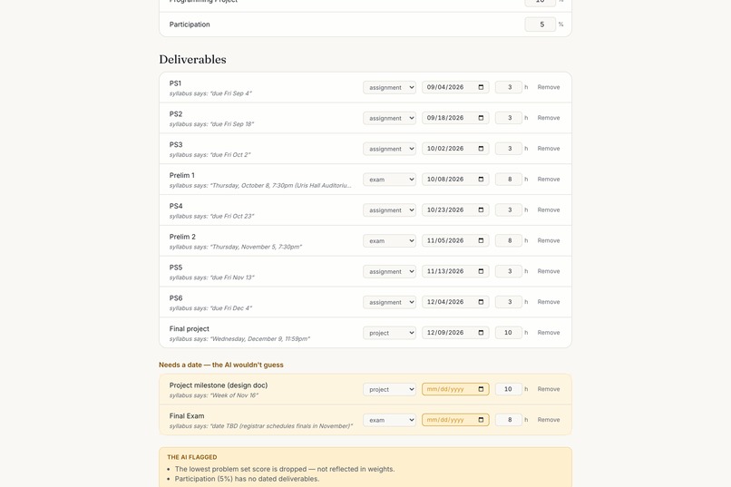 Semester Autopilot – screenshot 4