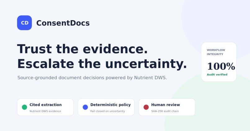 ConsentDocs – screenshot 1