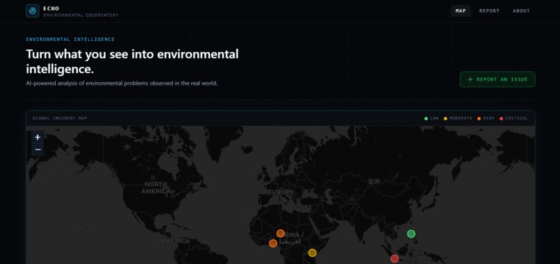 ECHO — Environmental Crisis & Hazard Observatory – screenshot 1