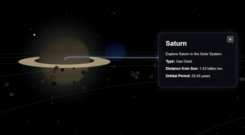 CosmoSphere — 3D Solar System Explorer – screenshot 4