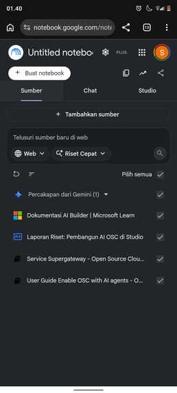 Pengembangan osc – screenshot 1