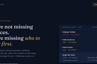 CashFlow Recovery — Who to Chase, and Why