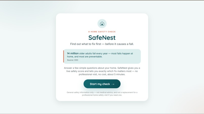 SafeNest – screenshot 1
