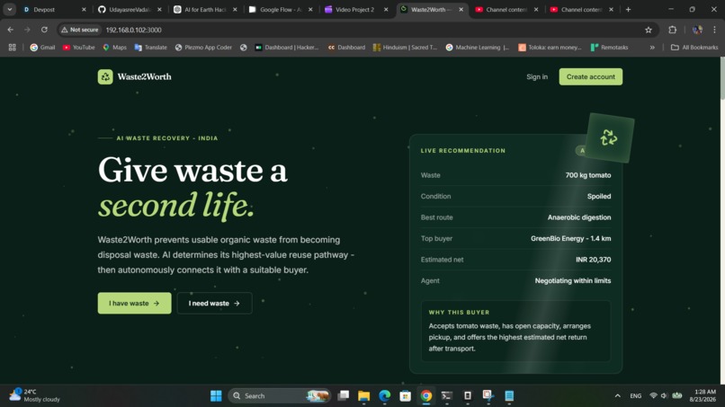 Waste2Worth – screenshot 1