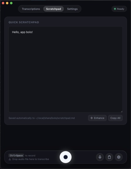 Bolo – screenshot 1