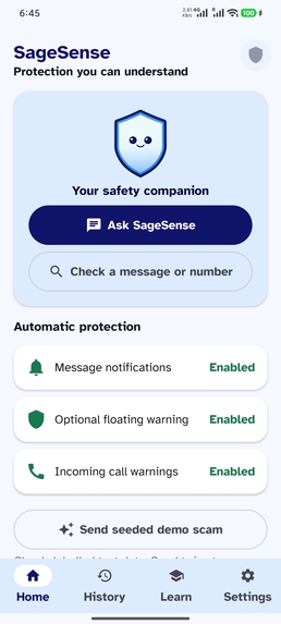 SageSense – screenshot 1
