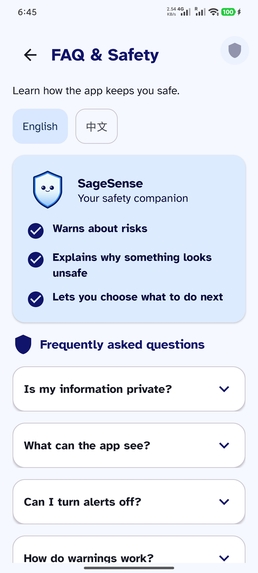 SageSense – screenshot 5