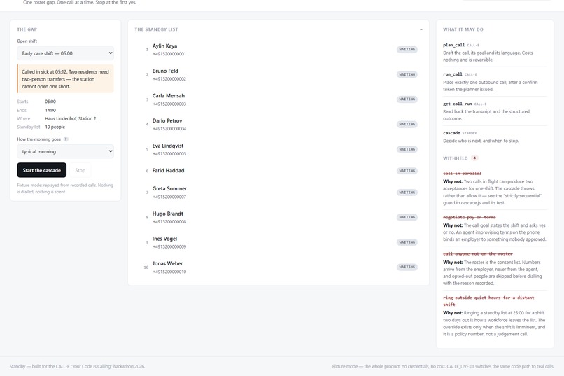 Standby – screenshot 2