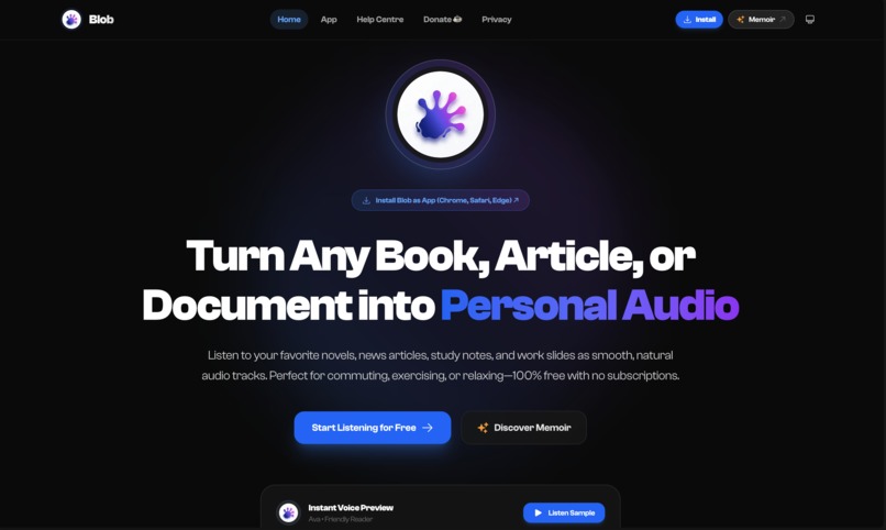 Blob – screenshot 1