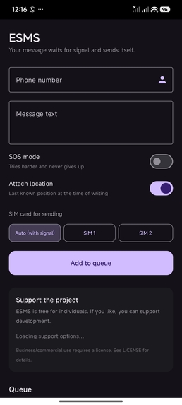 Esms – screenshot 1
