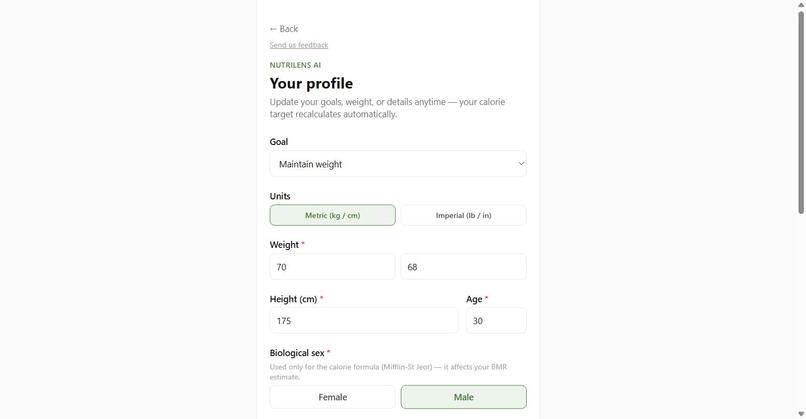 NutriLens AI – screenshot 4