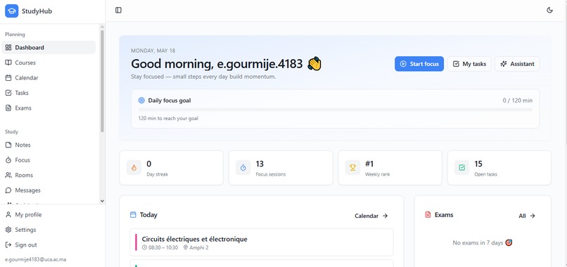 StudyHub – screenshot 1