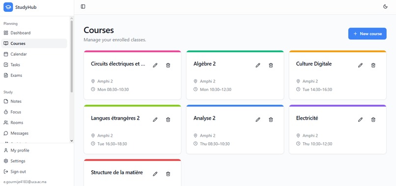 StudyHub – screenshot 2