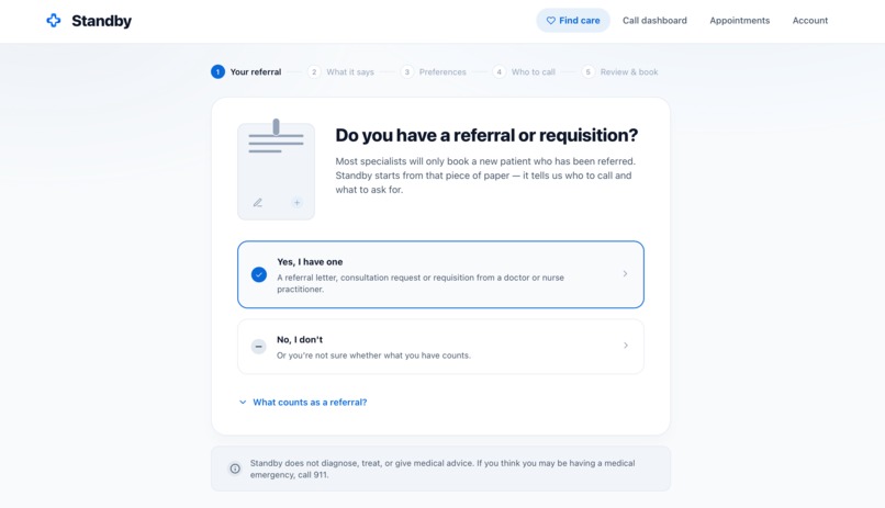 StandBy – screenshot 2