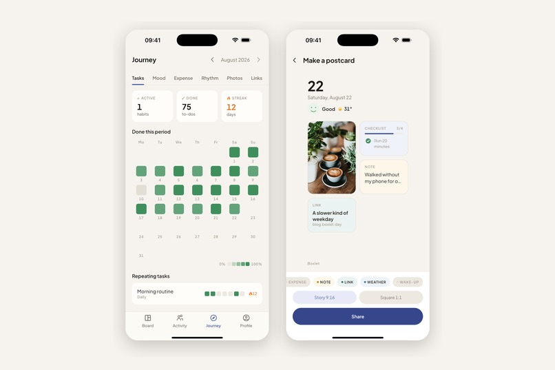 Boxlet — Daily Visual Journal – screenshot 1