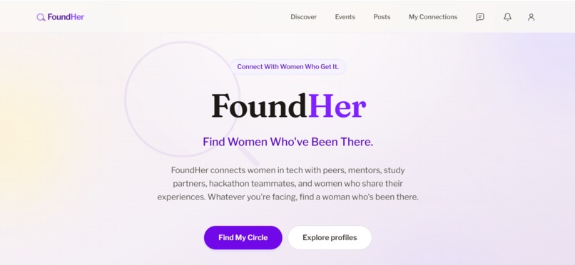 FoundHer – screenshot 1