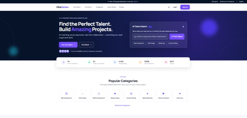 HireGenie – screenshot 2