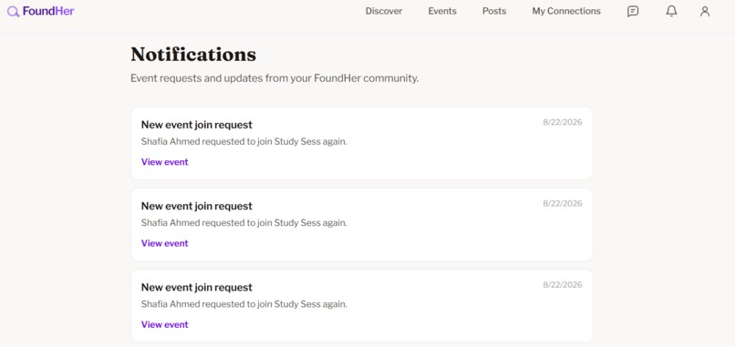 FoundHer – screenshot 8