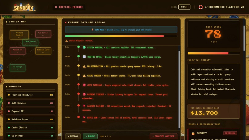 SANDBOX – screenshot 1