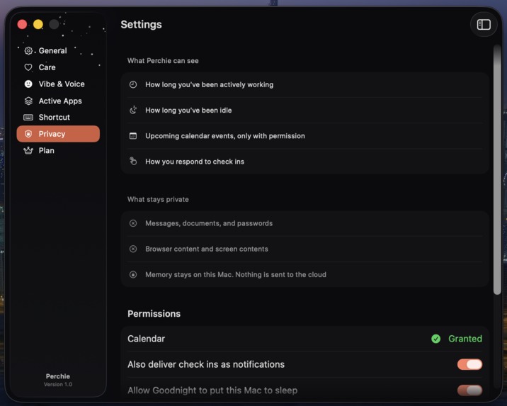 Perchie – screenshot 7