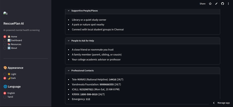 Rescue plan AI – screenshot 11