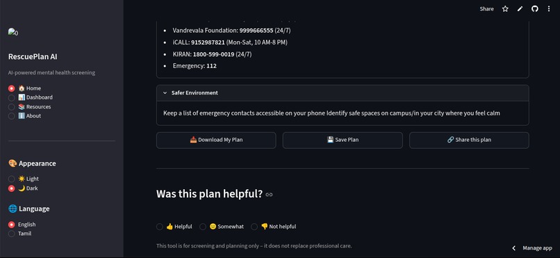Rescue plan AI – screenshot 12