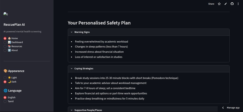Rescue plan AI – screenshot 14