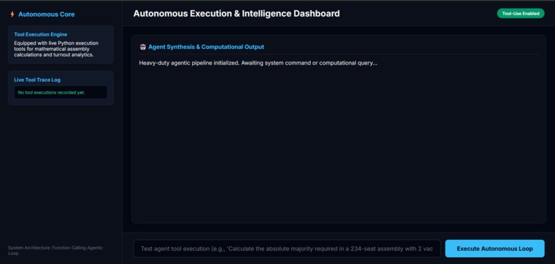 CivicPulse AIAutonomous Electoral & Legislative Intelligence – screenshot 1