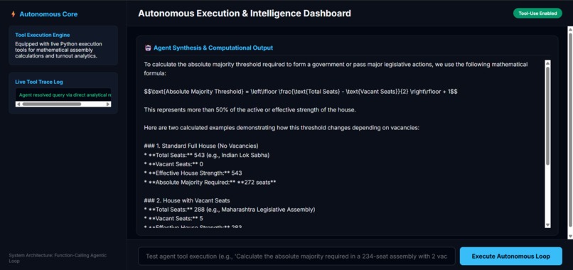 CivicPulse AIAutonomous Electoral & Legislative Intelligence – screenshot 3