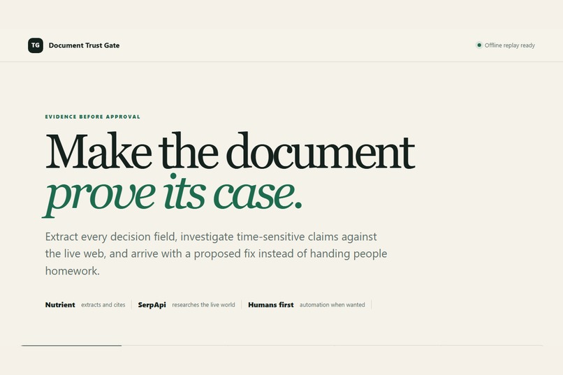 Document Trust Gate – screenshot 1