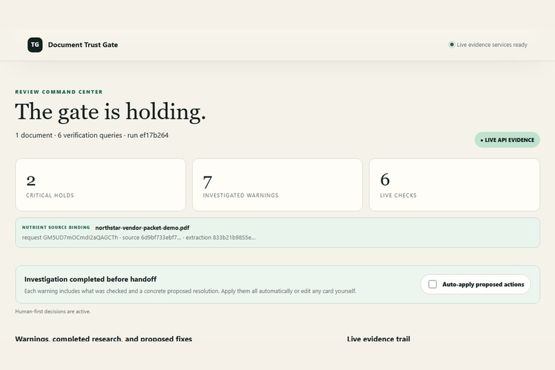 Document Trust Gate – screenshot 2