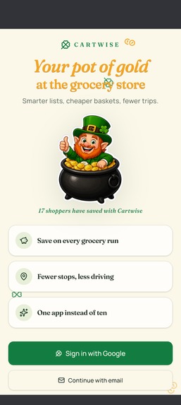 CartWise – screenshot 1