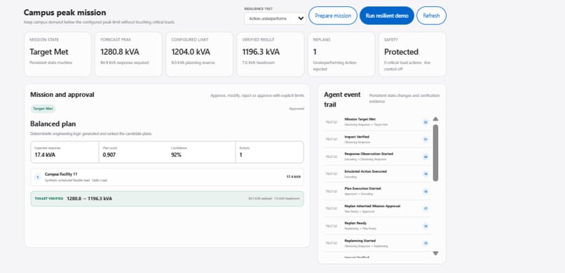SIMBA Autonomous Energy Operations Agent – screenshot 1