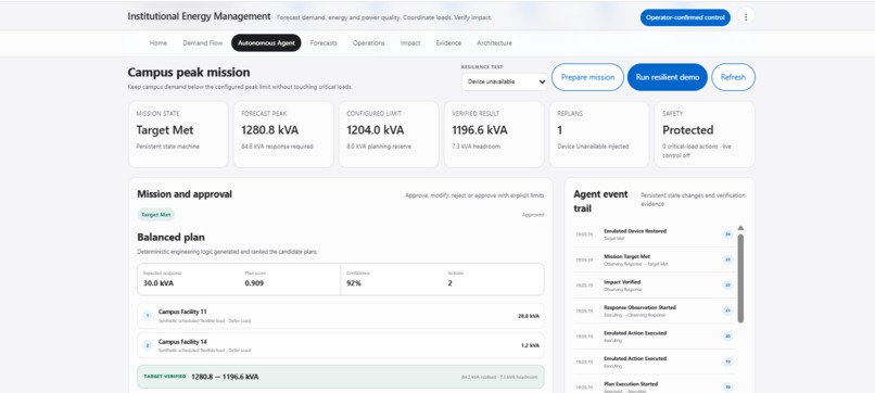SIMBA Autonomous Energy Operations Agent – screenshot 3