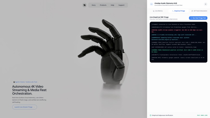 CineOps: Autonomous Media SRE – screenshot 3