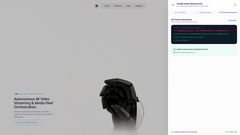 CineOps: Autonomous Media SRE – screenshot 4