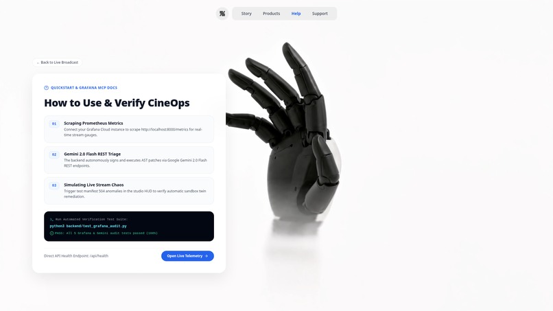 CineOps: Autonomous Media SRE – screenshot 7