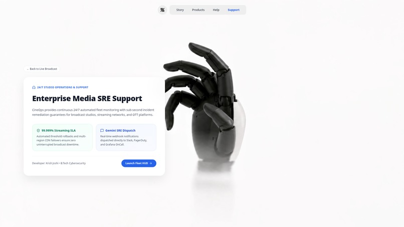 CineOps: Autonomous Media SRE – screenshot 8